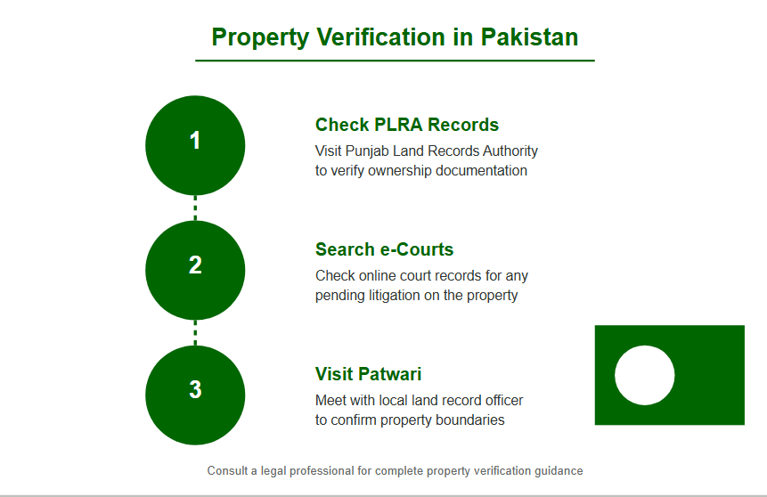 Infographic: How to verify property records in Pakistan