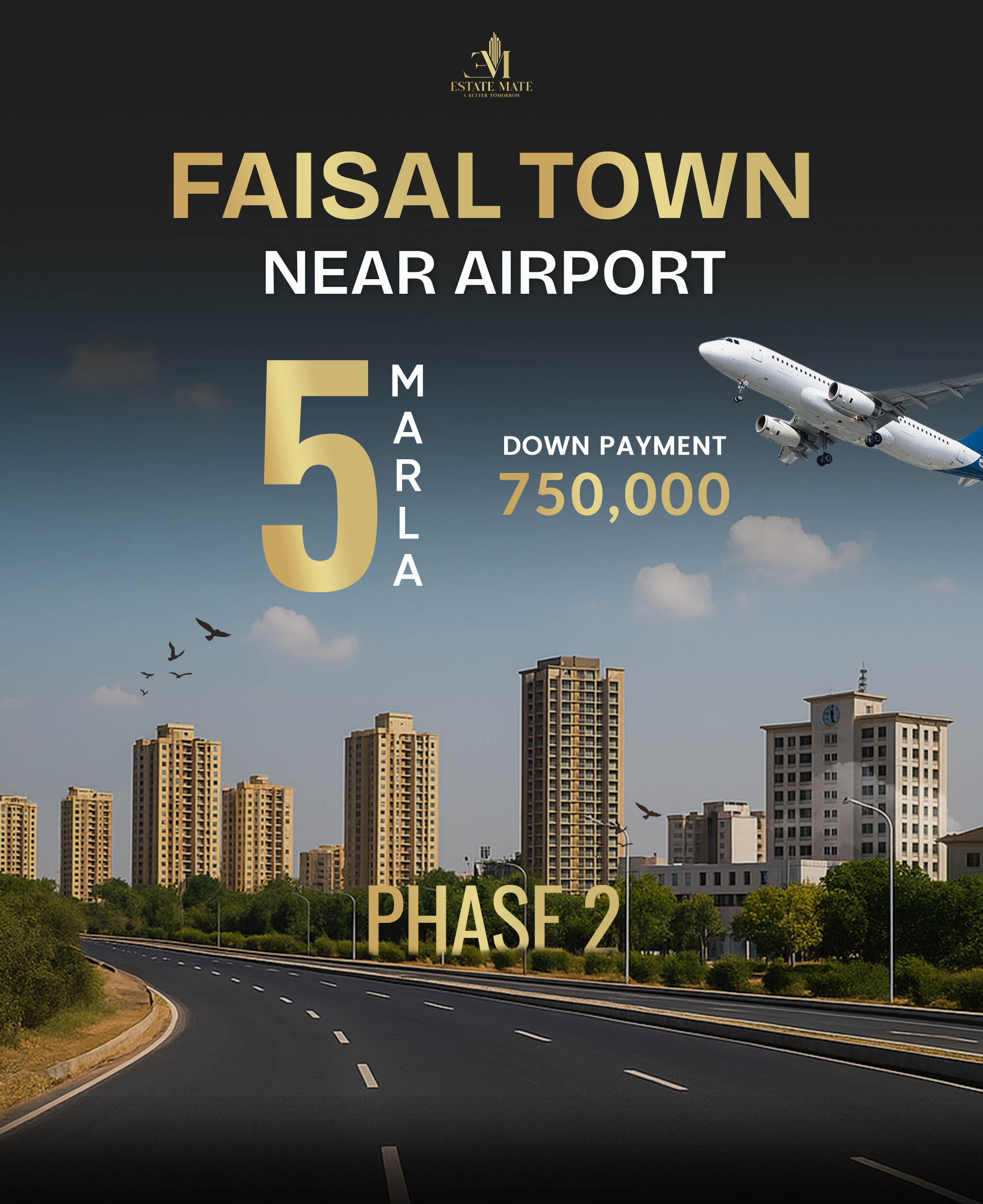 FAISAL TOWN 5 MARLA PLOTS FOR SALE