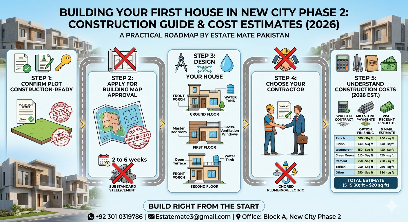 Building Your First House in New City Phase 2: Construction Guide & Cost Estimates (2026)