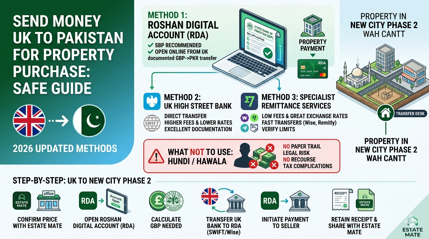 How to Send Money from UK to Pakistan for Property Purchase: Safe Methods