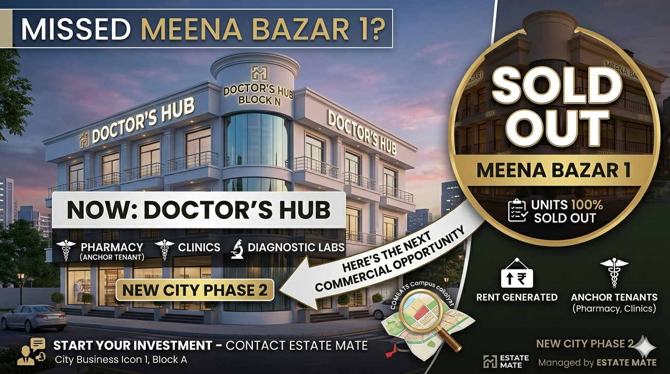 Missed Meena Bazar 1? Here’s the Next Commercial Opportunity in New City Phase 2