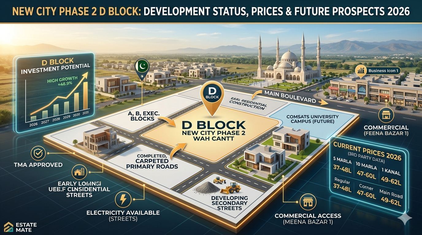New City Phase 2 D Block: Development Status, Prices & Future Prospects